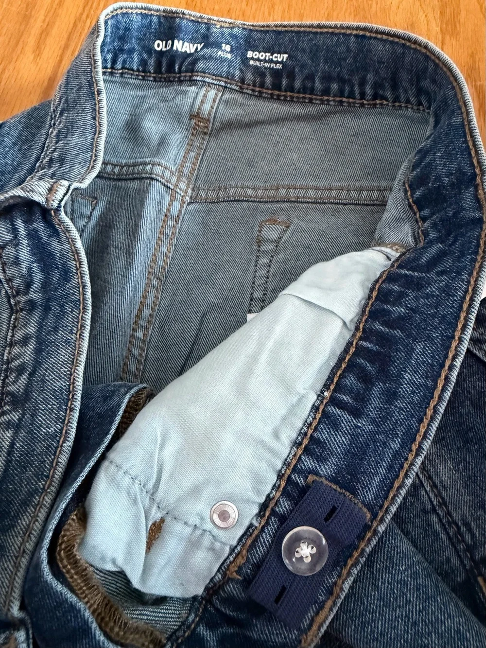 NWT Old Navy Bootcut Jeans Boys Size 16 Plus  Adjustable Waist